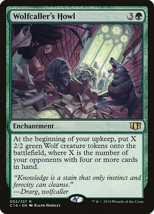 Image for Wolfcaller's Howl (52) (Commander 2014) - Magic: The Gathering