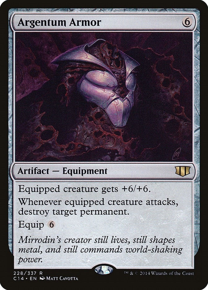 Image for Argentum Armor (228) (Commander 2014) - Magic: The Gathering