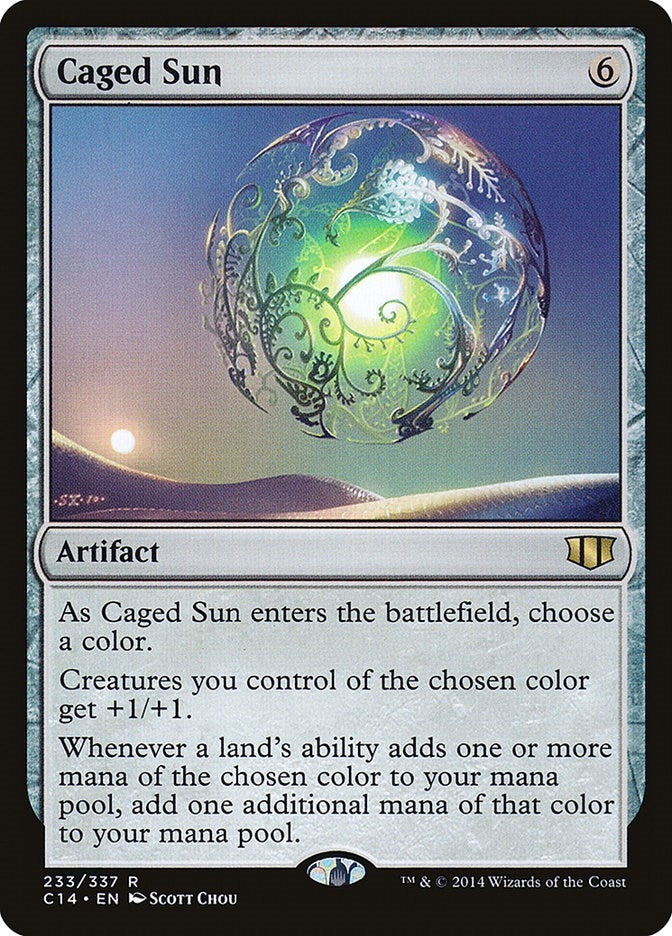 Image for Caged Sun (233) (Commander 2014) - Magic: The Gathering