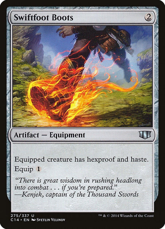 Image for Swiftfoot Boots (275) (Commander 2014) - Magic: The Gathering