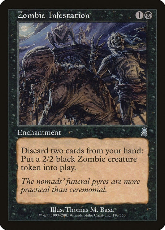 Image for Zombie Infestation (170) (Odyssey) - Magic: The Gathering
