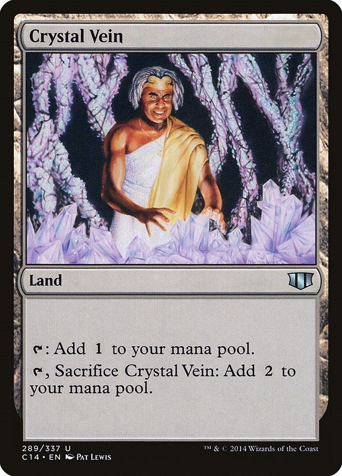 Image for Crystal Vein (289) (Commander 2014) - Magic: The Gathering