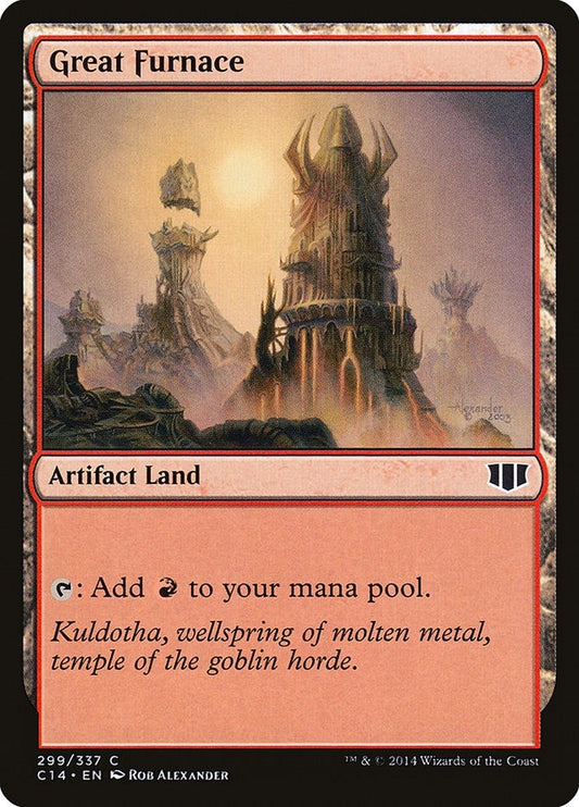 Image for Great Furnace (299) (Commander 2014) - Magic: The Gathering