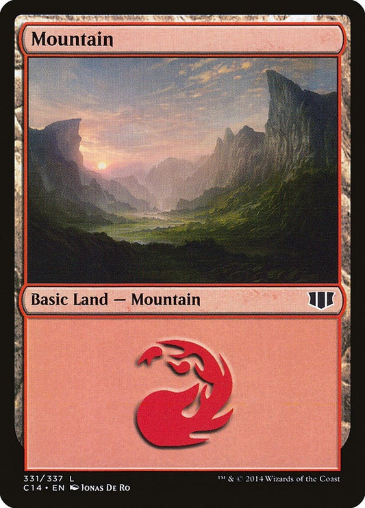 Image for Mountain (331) (331) (Commander 2014) - Magic: The Gathering
