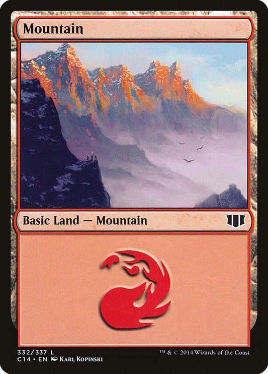 Image for Mountain (332) (332) (Commander 2014) - Magic: The Gathering
