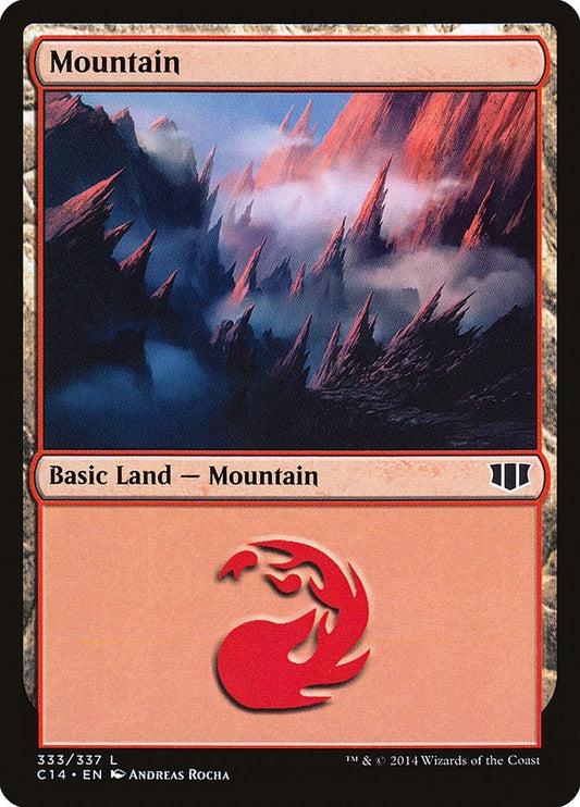 Image for Mountain (333) (333) (Commander 2014) - Magic: The Gathering