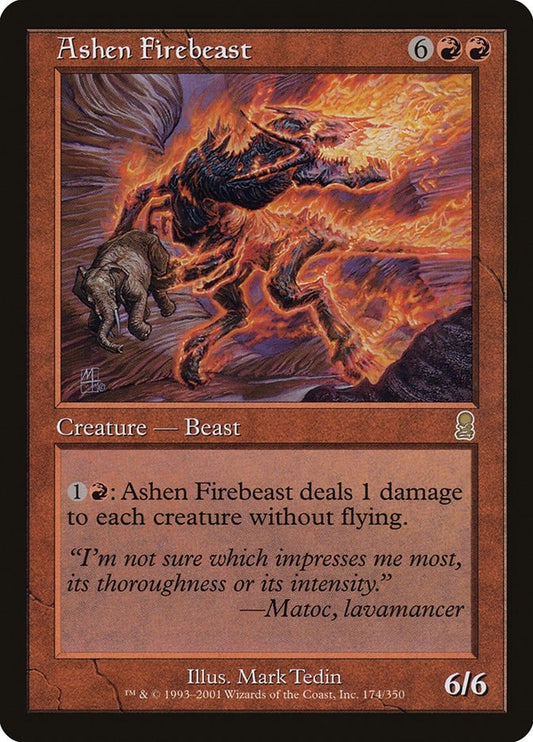 Image for Ashen Firebeast (174) (Odyssey) - Magic: The Gathering