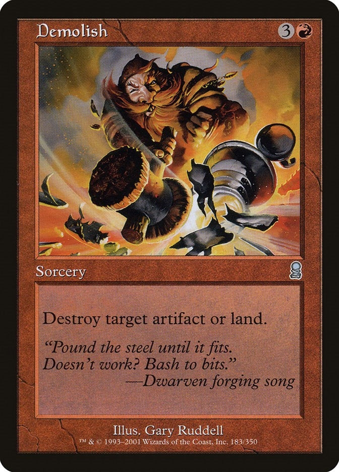 Image for Demolish (183) (Odyssey) - Magic: The Gathering