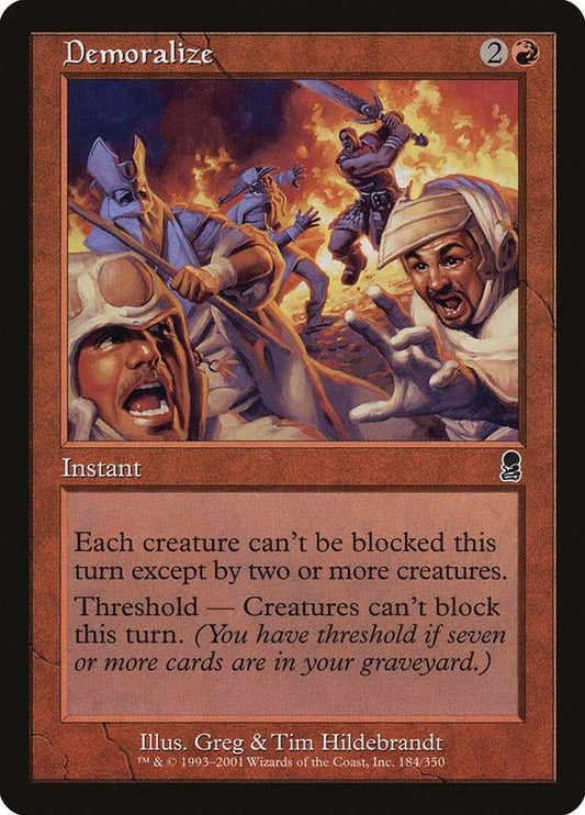 Image for Demoralize (184) (Odyssey) - Magic: The Gathering