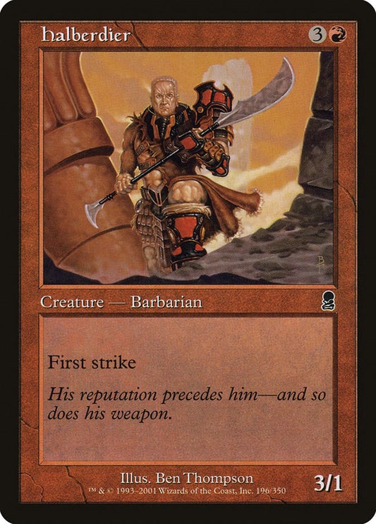 Image for Halberdier (196) (Odyssey) - Magic: The Gathering