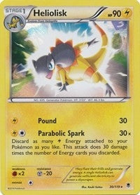 Image for Heliolisk - 30/119 (XY Phantom Forces) (030/119) (Deck Exclusives) - Pokemon