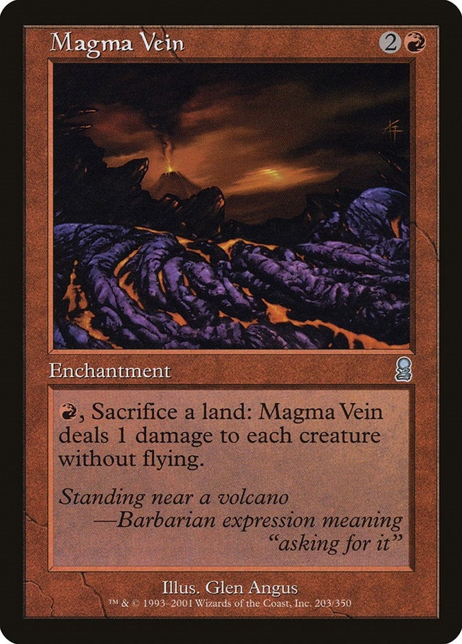 Image for Magma Vein (203) (Odyssey) - Magic: The Gathering