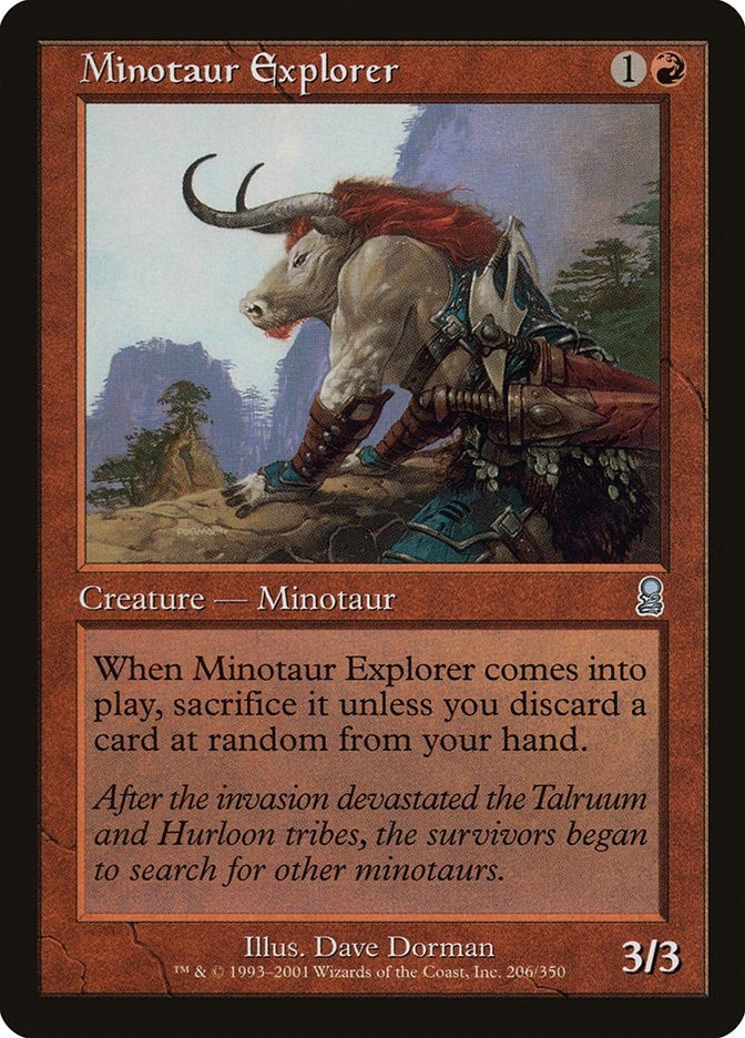 Image for Minotaur Explorer (206) (Odyssey) - Magic: The Gathering