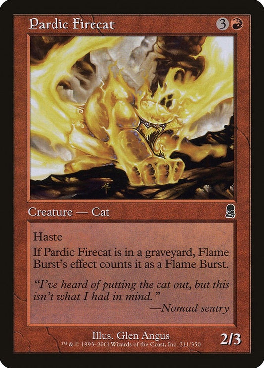 Image for Pardic Firecat (211) (Odyssey) - Magic: The Gathering