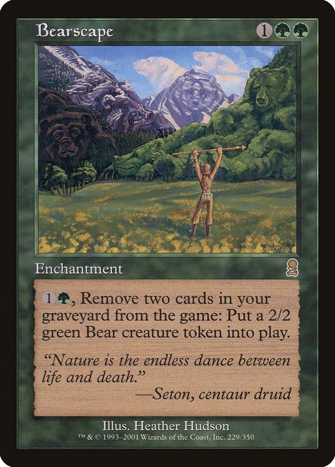 Image for Bearscape (229) (Odyssey) - Magic: The Gathering