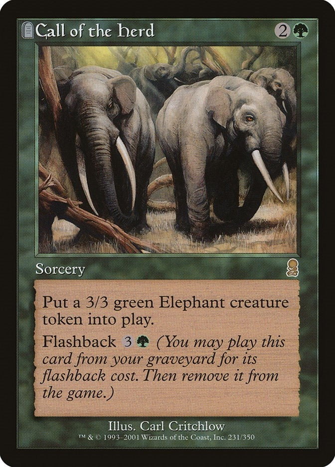 Image for Call of the Herd (231) (Odyssey) - Magic: The Gathering