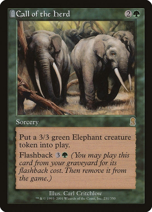 Image for Call of the Herd (231) (Odyssey) - Magic: The Gathering