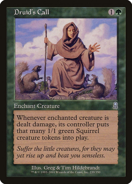 Image for Druid's Call (239) (Odyssey) - Magic: The Gathering