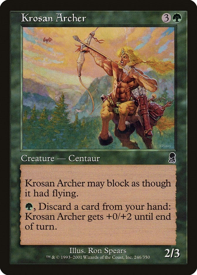 Image for Krosan Archer (246) (Odyssey) - Magic: The Gathering