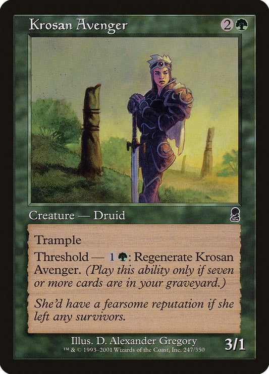 Image for Krosan Avenger (247) (Odyssey) - Magic: The Gathering