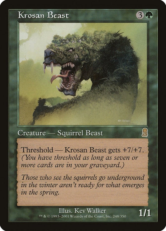 Image for Krosan Beast (248) (Odyssey) - Magic: The Gathering