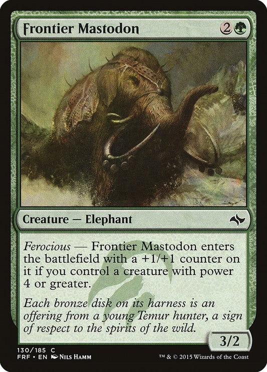 Image for Frontier Mastodon (130) (Fate Reforged) - Magic: The Gathering