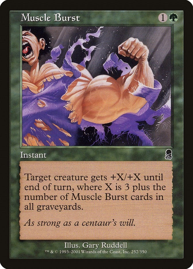 Image for Muscle Burst (252) (Odyssey) - Magic: The Gathering