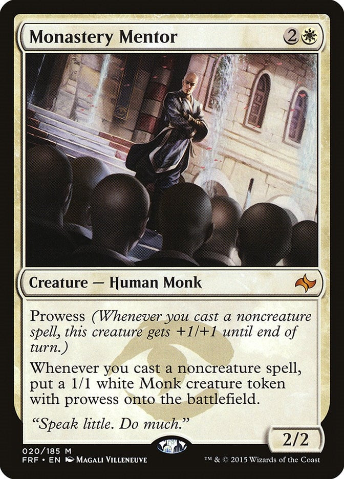 Image for Monastery Mentor (20) (Fate Reforged) - Magic: The Gathering