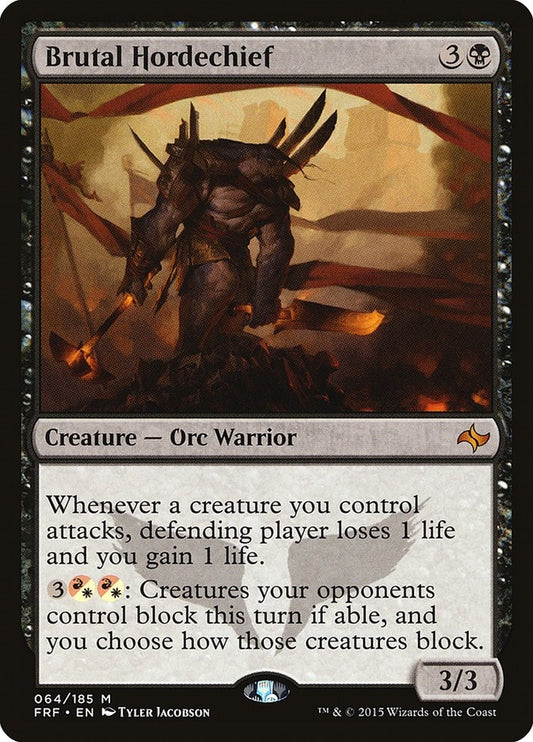 Image for Brutal Hordechief (64) (Fate Reforged) - Magic: The Gathering