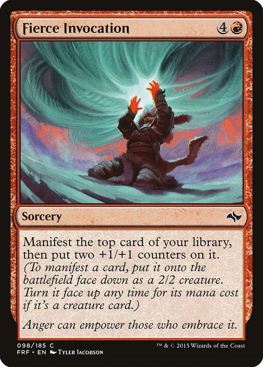 Image for Fierce Invocation (98) (Fate Reforged) - Magic: The Gathering