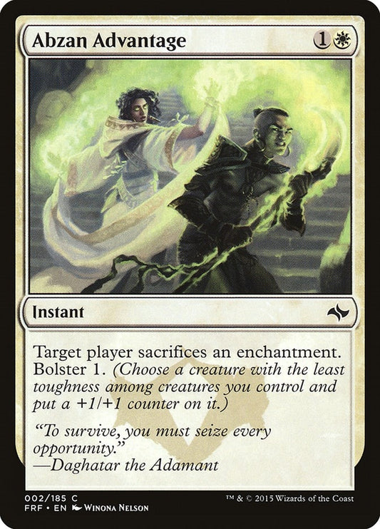 Image for Abzan Advantage (2) (Fate Reforged) - Magic: The Gathering