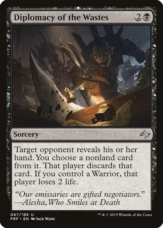 Image for Diplomacy of the Wastes (67) (Fate Reforged) - Magic: The Gathering
