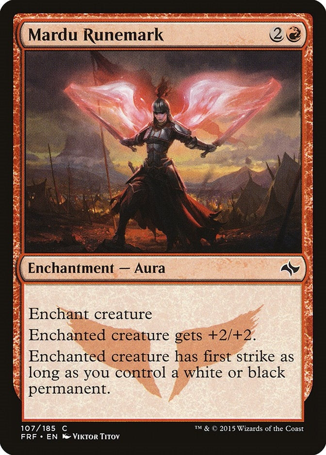 Image for Mardu Runemark (107) (Fate Reforged) - Magic: The Gathering