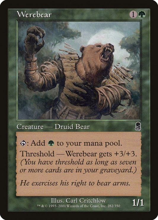 Image for Werebear (282) (Odyssey) - Magic: The Gathering