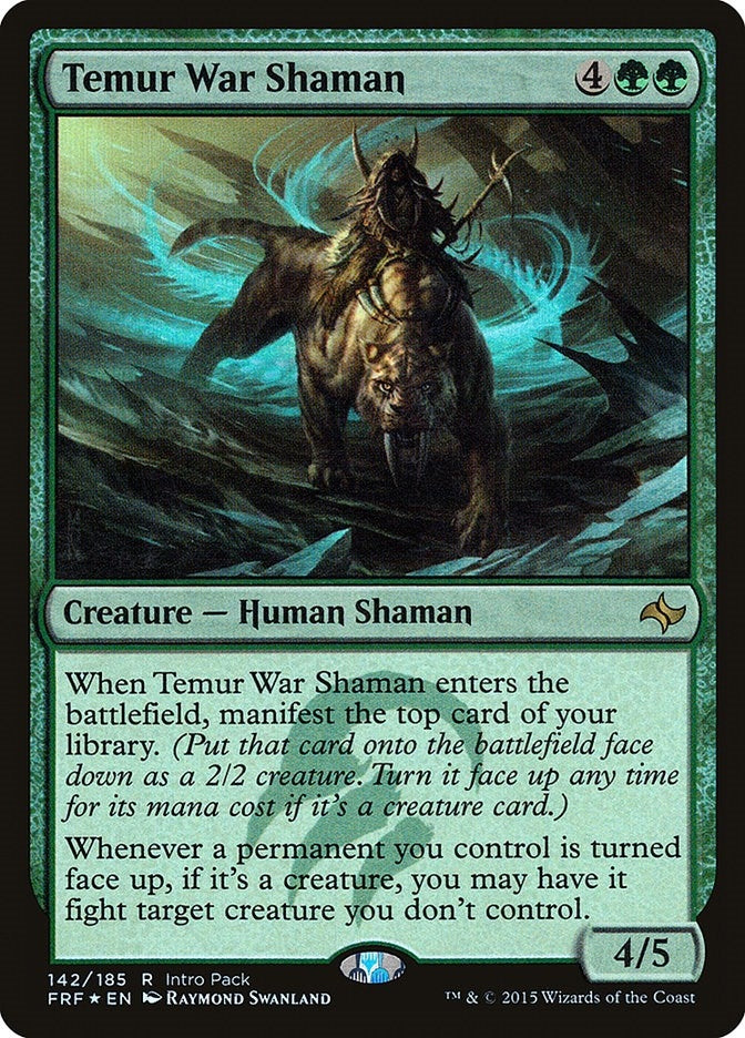 Image for Temur War Shaman (142) (Unique and Miscellaneous Promos) - Magic: The Gathering