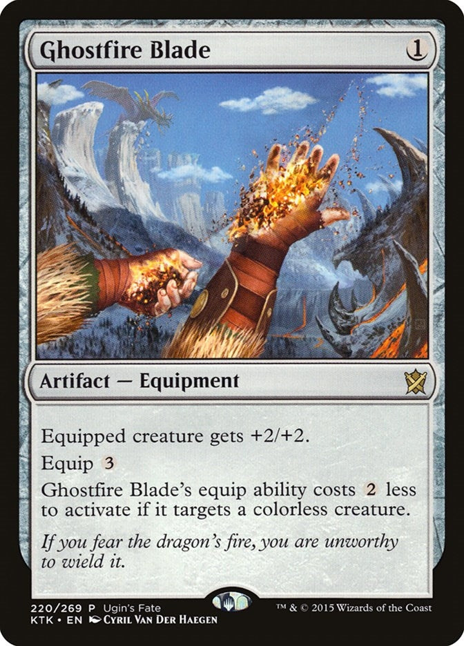 Image for Ghostfire Blade (220) (Ugin's Fate Promos) - Magic: The Gathering