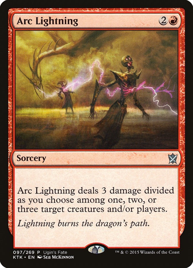 Image for Arc Lightning (97) (Ugin's Fate Promos) - Magic: The Gathering