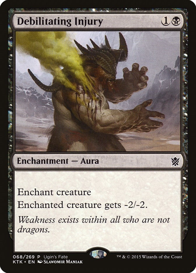Image for Debilitating Injury (68) (Ugin's Fate Promos) - Magic: The Gathering