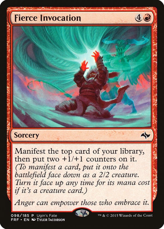 Image for Fierce Invocation (98) (Ugin's Fate Promos) - Magic: The Gathering