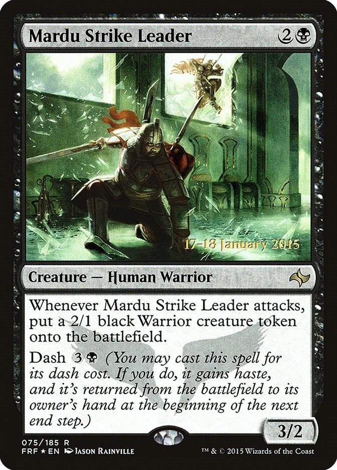 Image for Mardu Strike Leader (75) (Prerelease Cards) - Magic: The Gathering