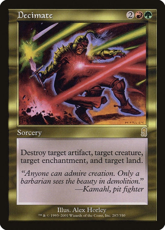 Image for Decimate (287) (Odyssey) - Magic: The Gathering