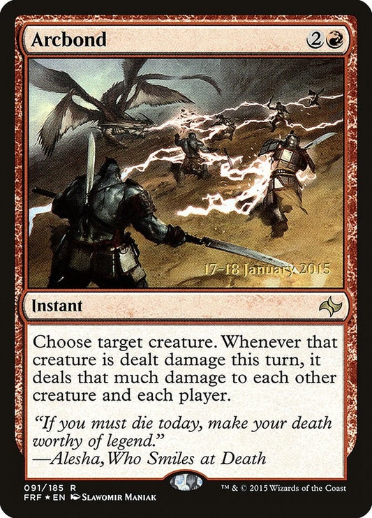Image for Arcbond (91) (Prerelease Cards) - Magic: The Gathering