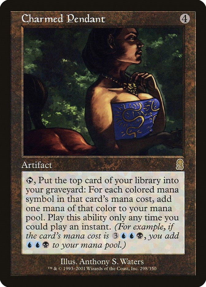 Image for Charmed Pendant (298) (Odyssey) - Magic: The Gathering