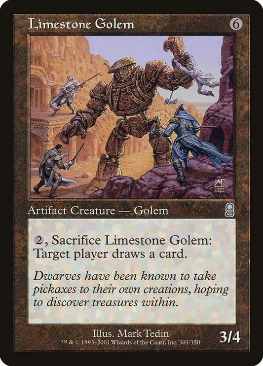 Image for Limestone Golem (301) (Odyssey) - Magic: The Gathering