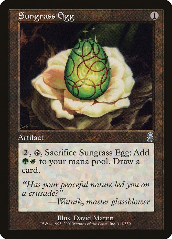 Image for Sungrass Egg (311) (Odyssey) - Magic: The Gathering