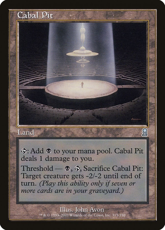 Image for Cabal Pit (315) (Odyssey) - Magic: The Gathering