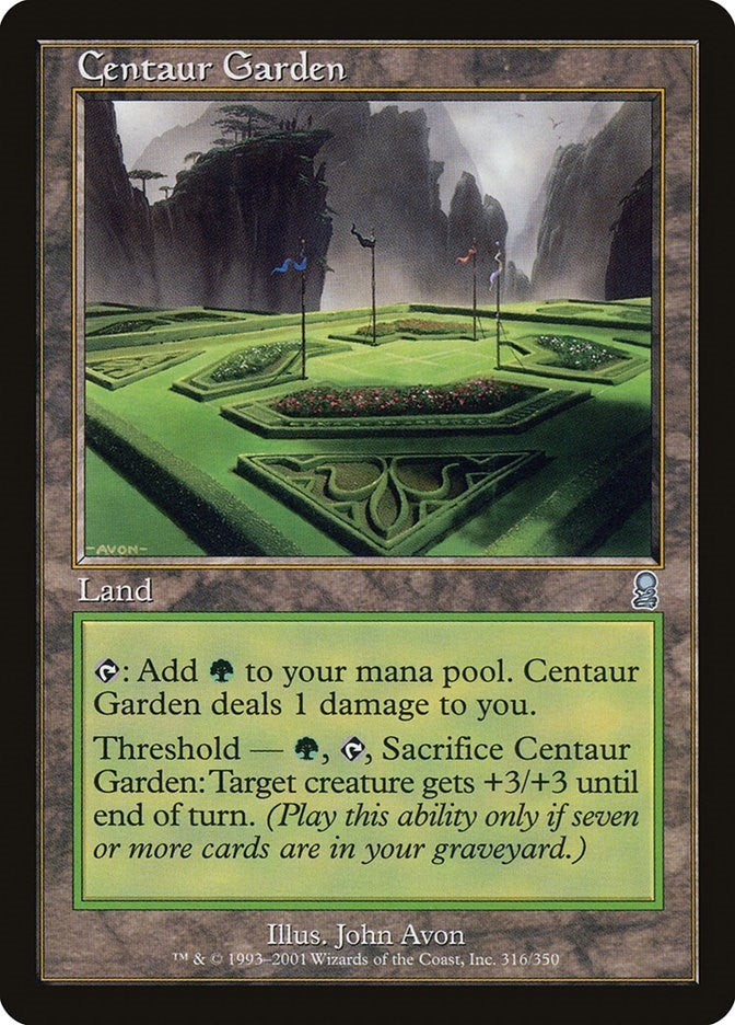 Image for Centaur Garden (316) (Odyssey) - Magic: The Gathering