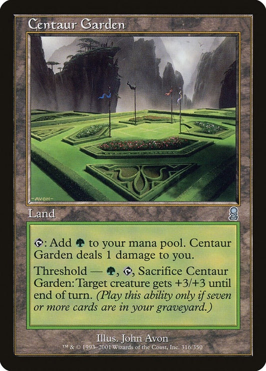 Image for Centaur Garden (316) (Odyssey) - Magic: The Gathering