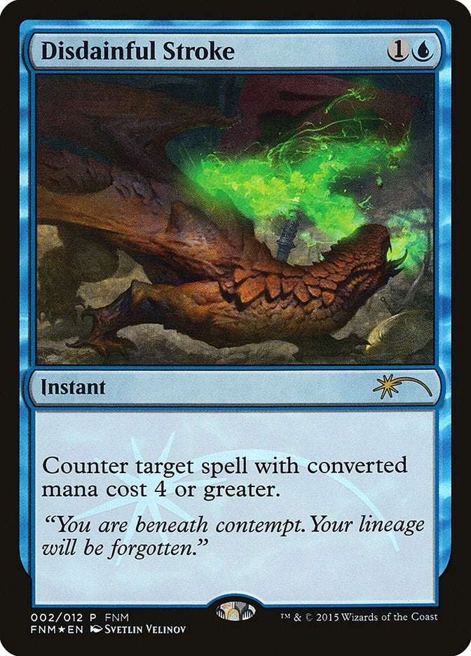 Image for Disdainful Stroke (2) (FNM Promos) - Magic: The Gathering