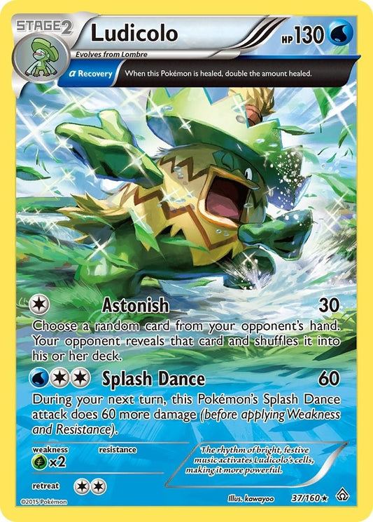 Image for Ludicolo (Alpha) (37/160) (XY - Primal Clash) - Pokemon